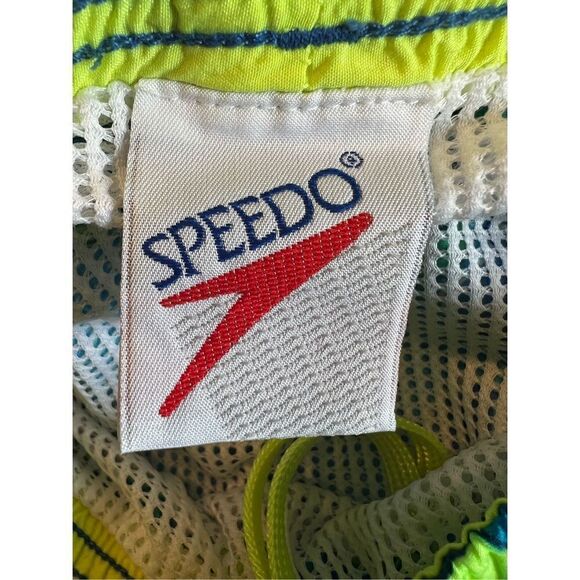 Speedo men’s swim trunk bathing suit pineapple tropical fun funky shorts large - Picture 5 of 6